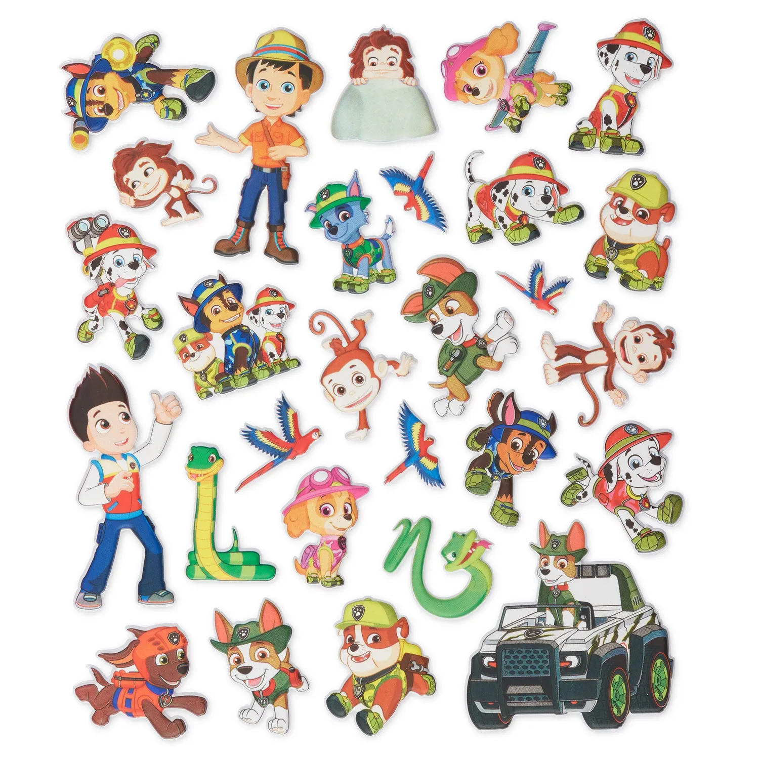 Melissa & Doug PAW Patrol Jungle Puffy-Sticker-Set 28-tlg.