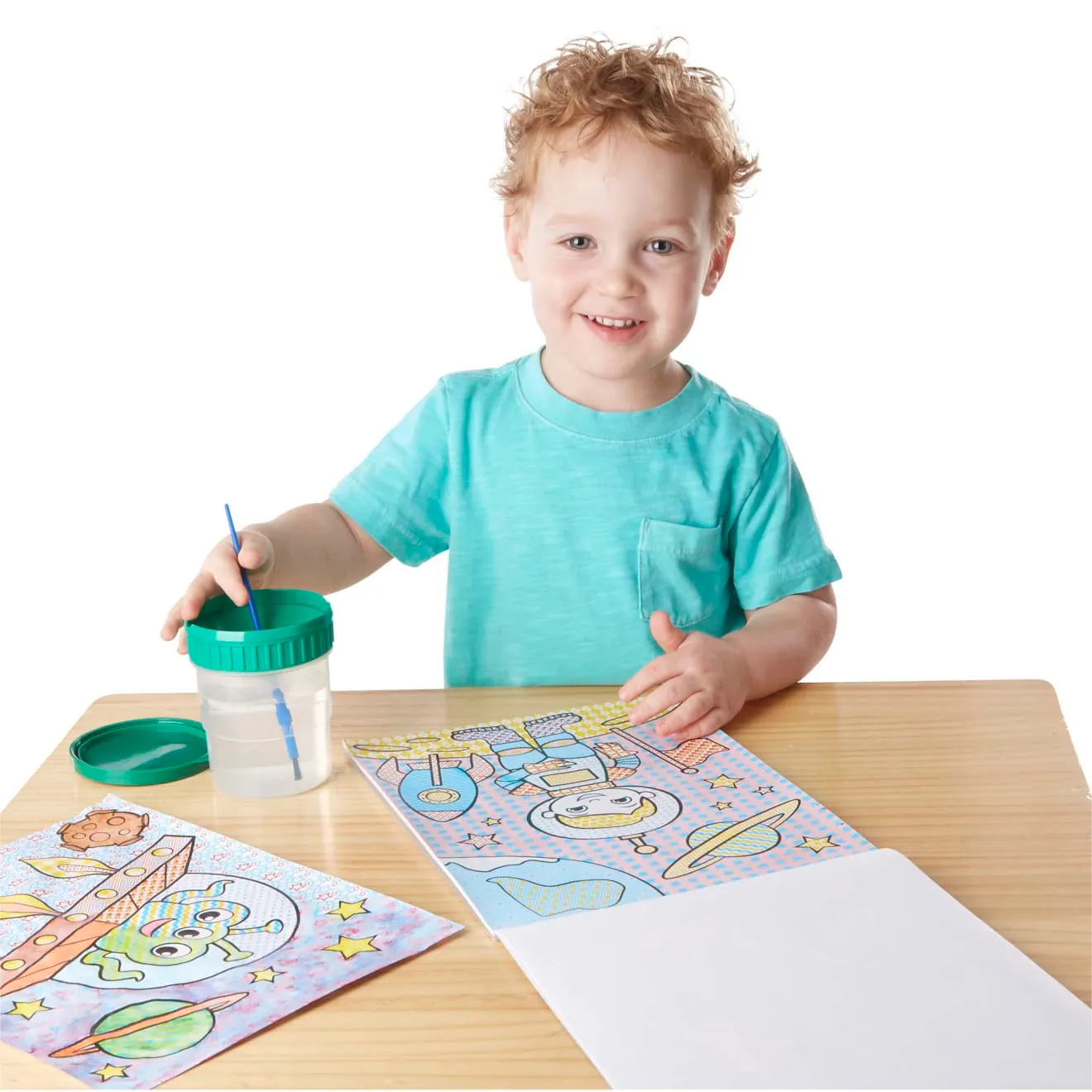 Melissa & Doug Paint With Water Malpad 24 Seiten Piraten