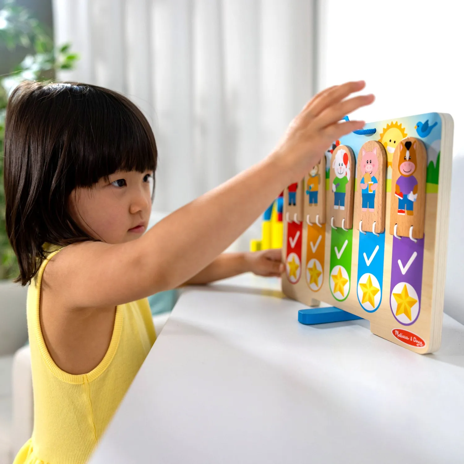Melissa & Doug My Daily Routines Chart Lerntafel Morgen Abend