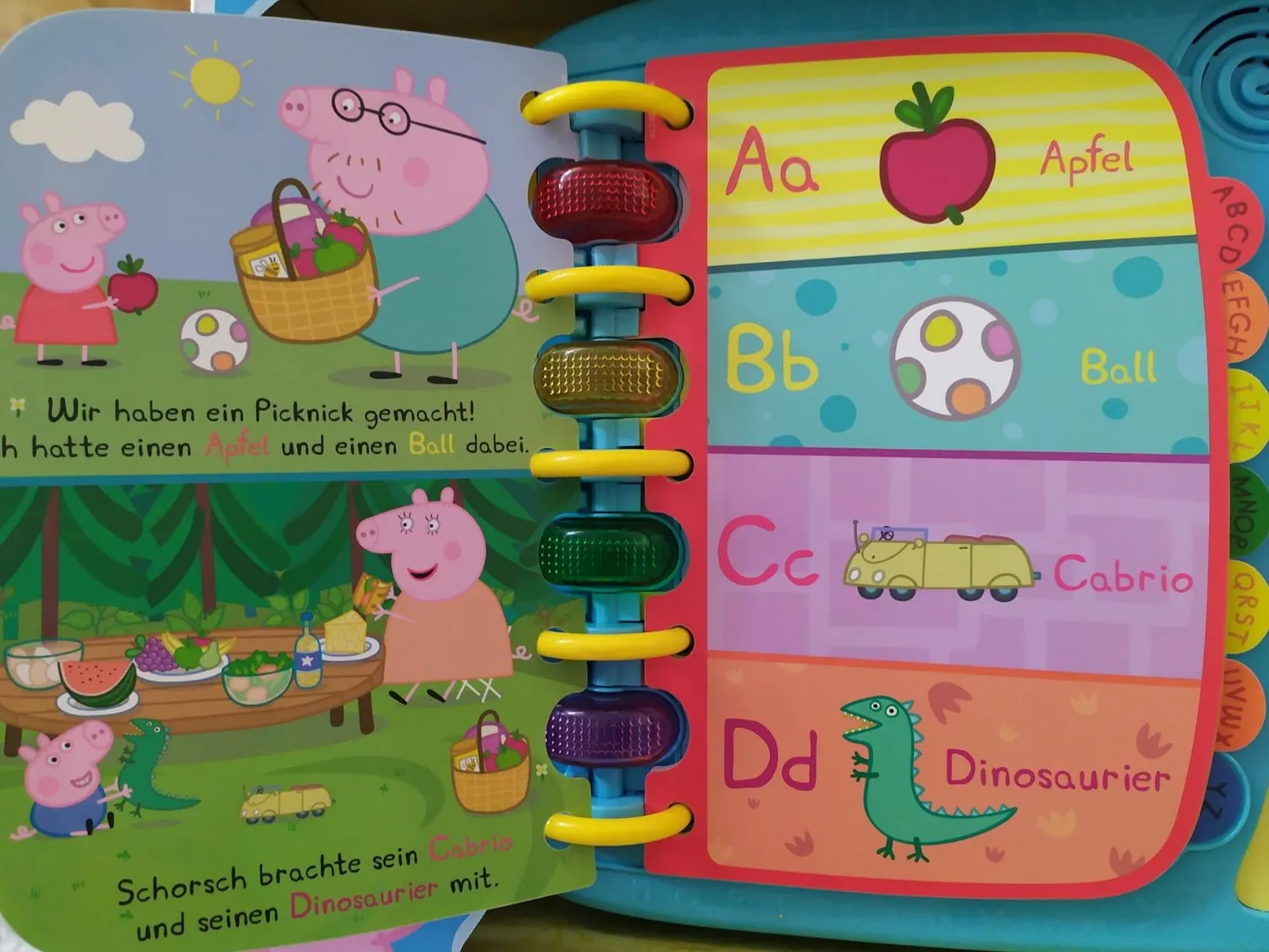 Vtech Peppas ABC-Buch Lernbuch für Kinder 2-5 Jahre