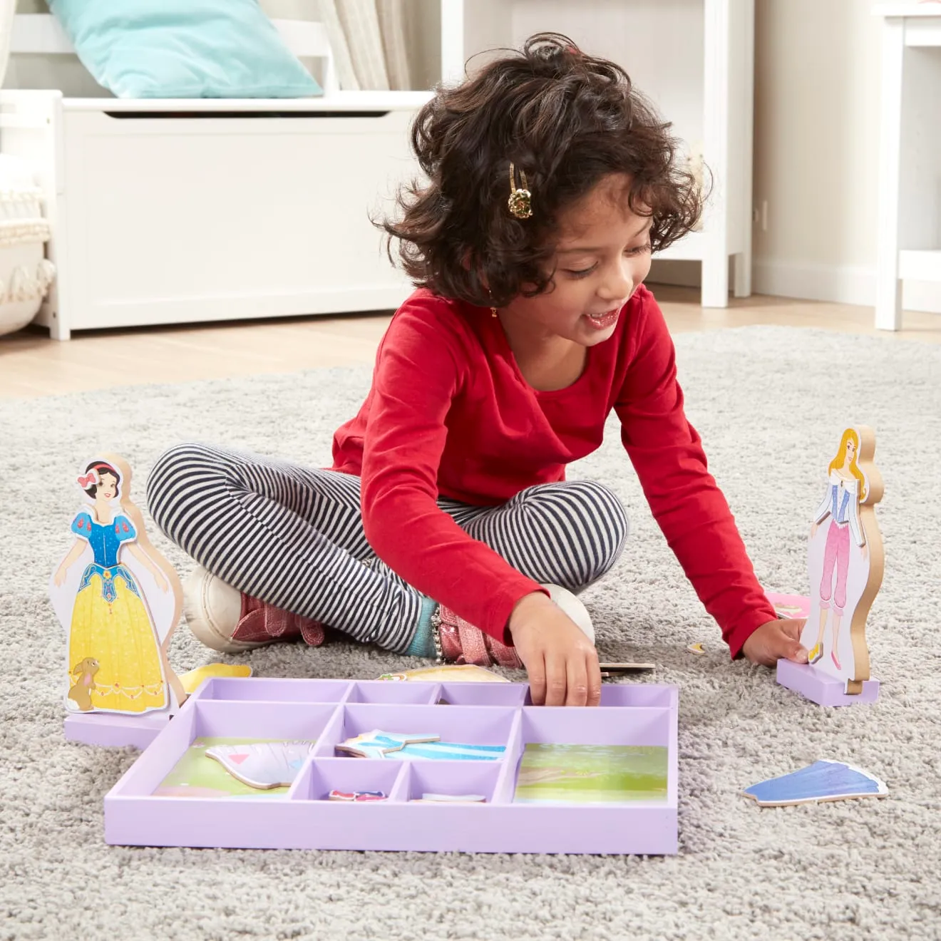 Melissa & Doug Dornröschen Schneewittchen Anziehpuppen