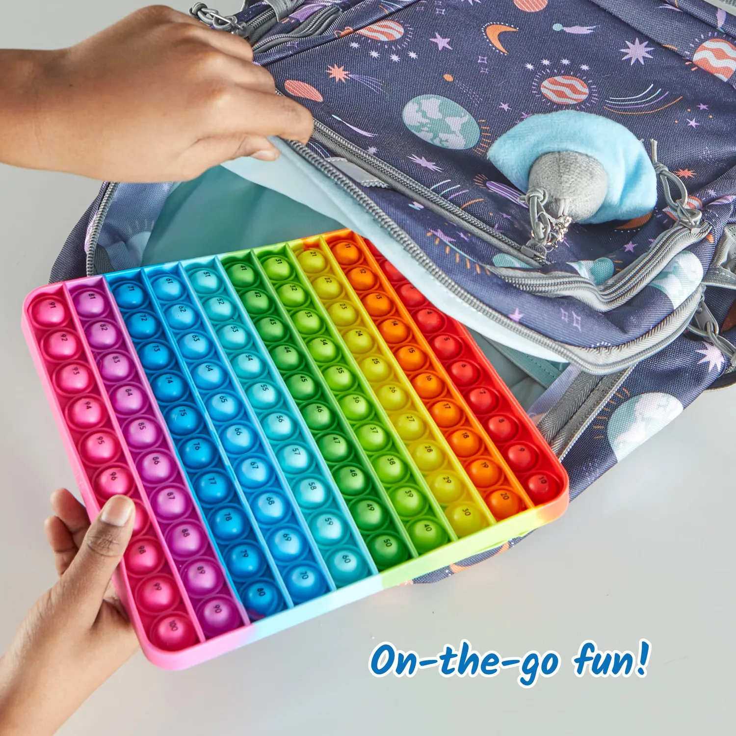 Learning Resources Poppit Hunderter Zahlenbrett Sensorikspielzeug 1-100