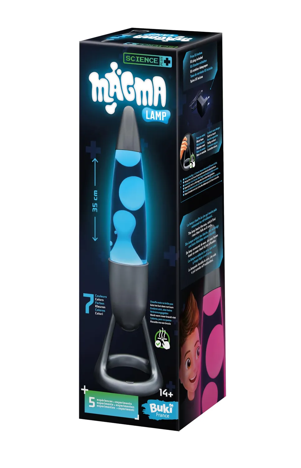 Buki SP010 Magmalampe 35 cm LED 7 Farben ab 14 Jahren