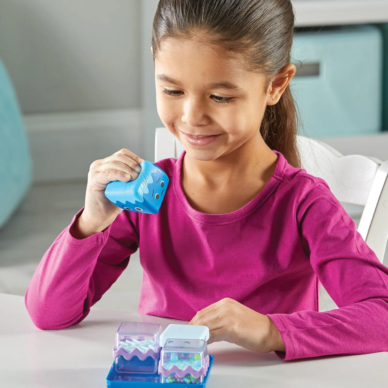 Learning Resources Cool Down Cubes Sensorik Fidgetspielzeug 4 Würfel