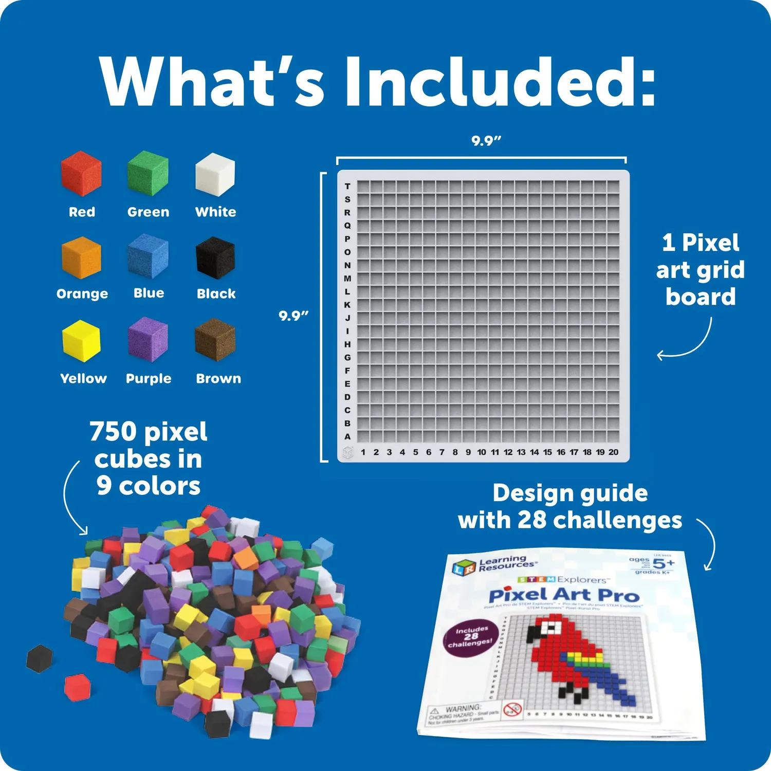 Learning Resources STEM Explorers Pixel Art Pro Set
