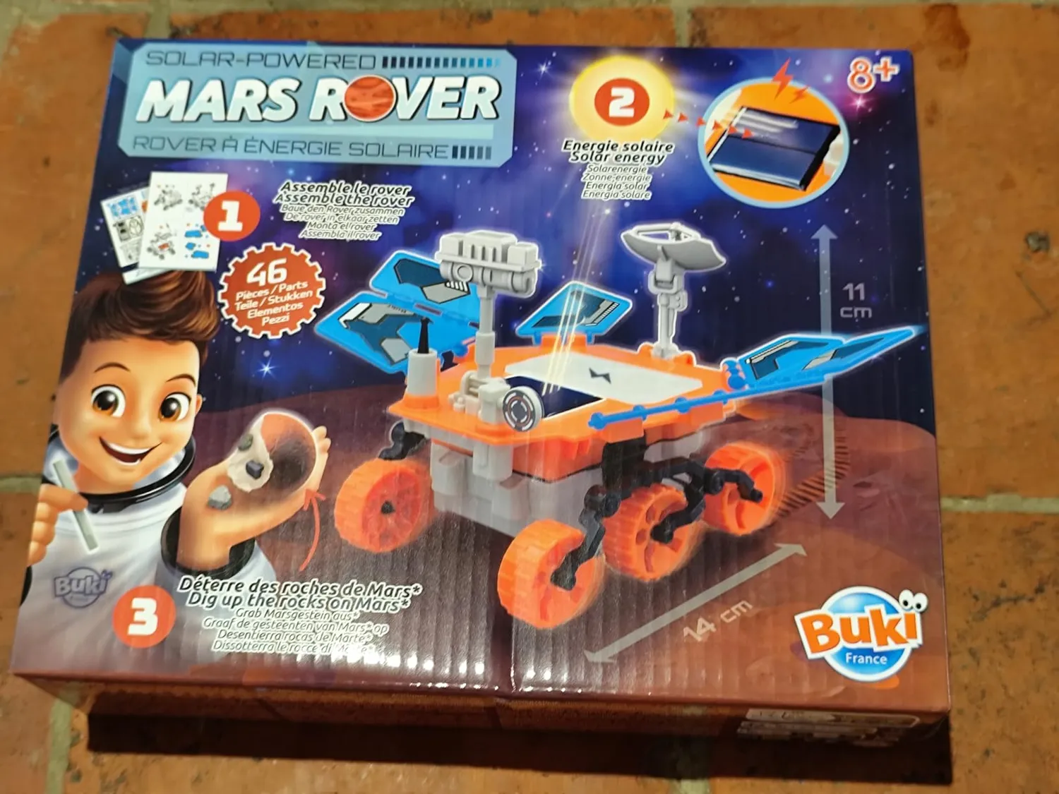Buki Mars Rover Solar Bausatz ab 8 Jahren Gestein