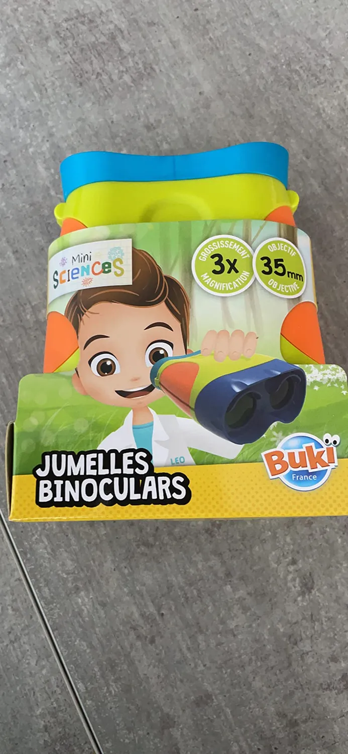 Buki Mini Sciences 9001 Fernglas 3x35 Kinderfernglas ab 4 Jahre