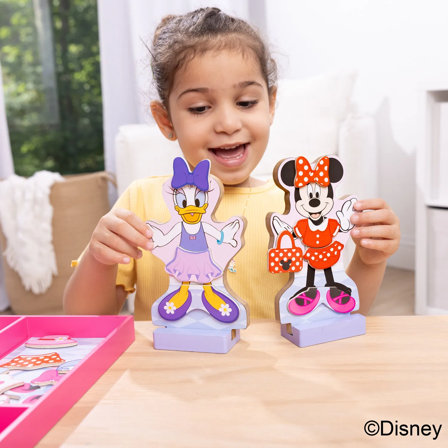 Melissa & Doug Minnie Daisy Magnet Anziehspiel Holz