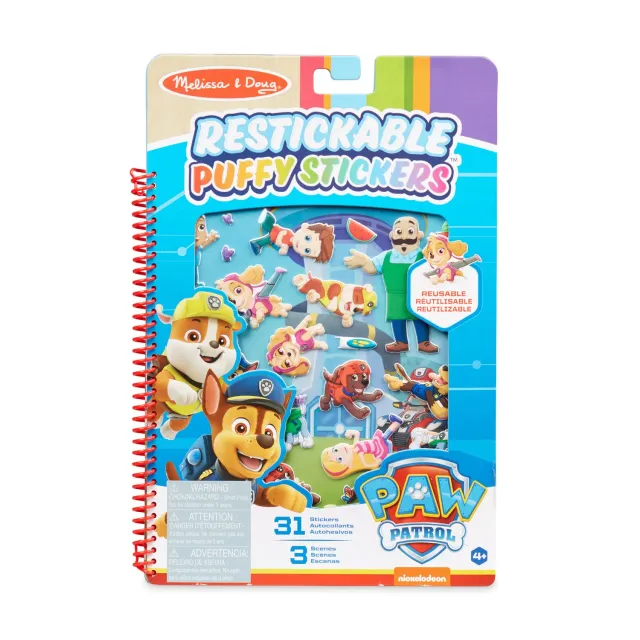 Melissa & Doug PAW Patrol Puffy Stickerbuch Adventure Bay