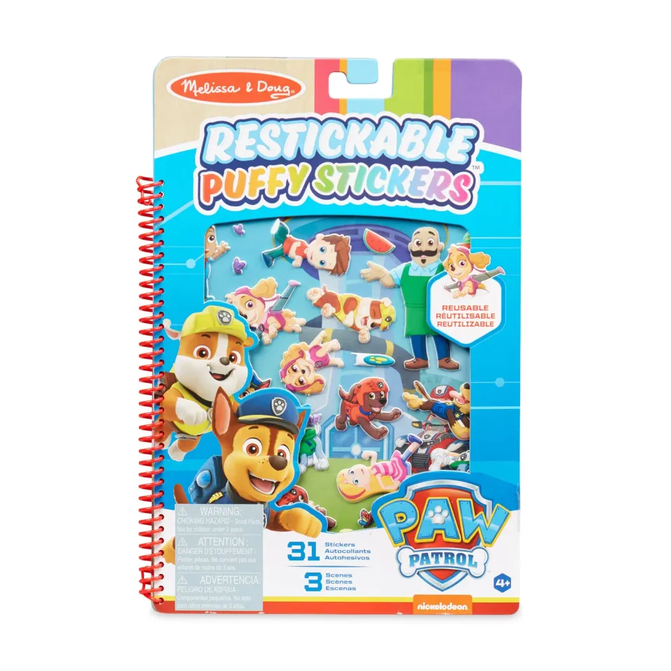 Melissa & Doug PAW Patrol Puffy Stickerbuch Adventure Bay