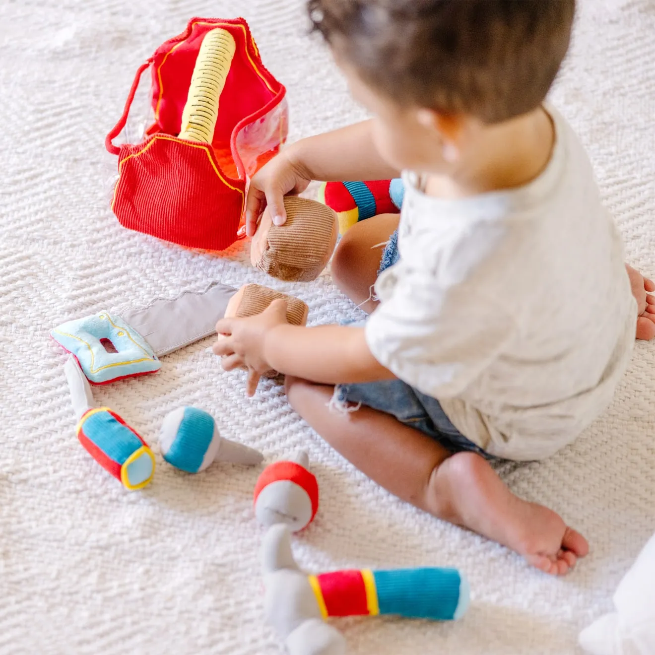 Melissa & Doug Toolbox Fill and Spill Werkzeugkasten Plüsch