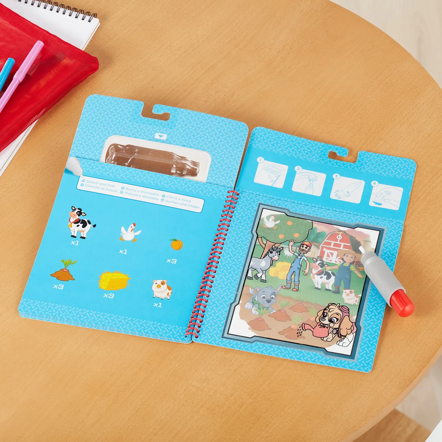 Melissa & Doug PAW Patrol Water Wow Malbuch 3er-Set mit Wasserstift