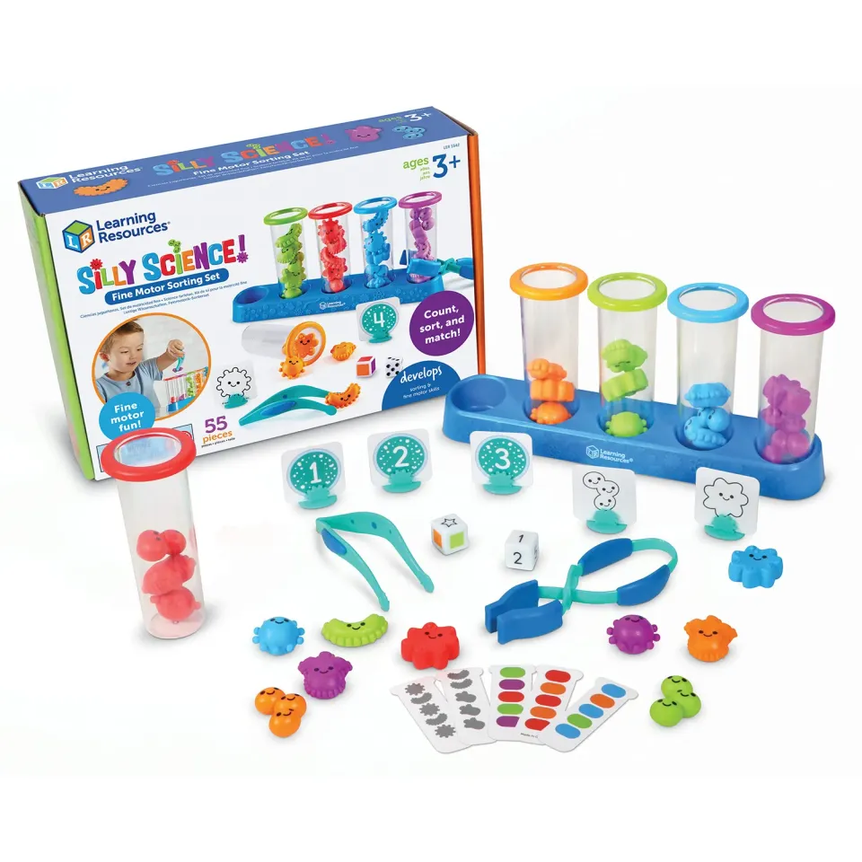 Learning Resources Lustige Wissenschaft Sortierset 55 Teile Pinzette