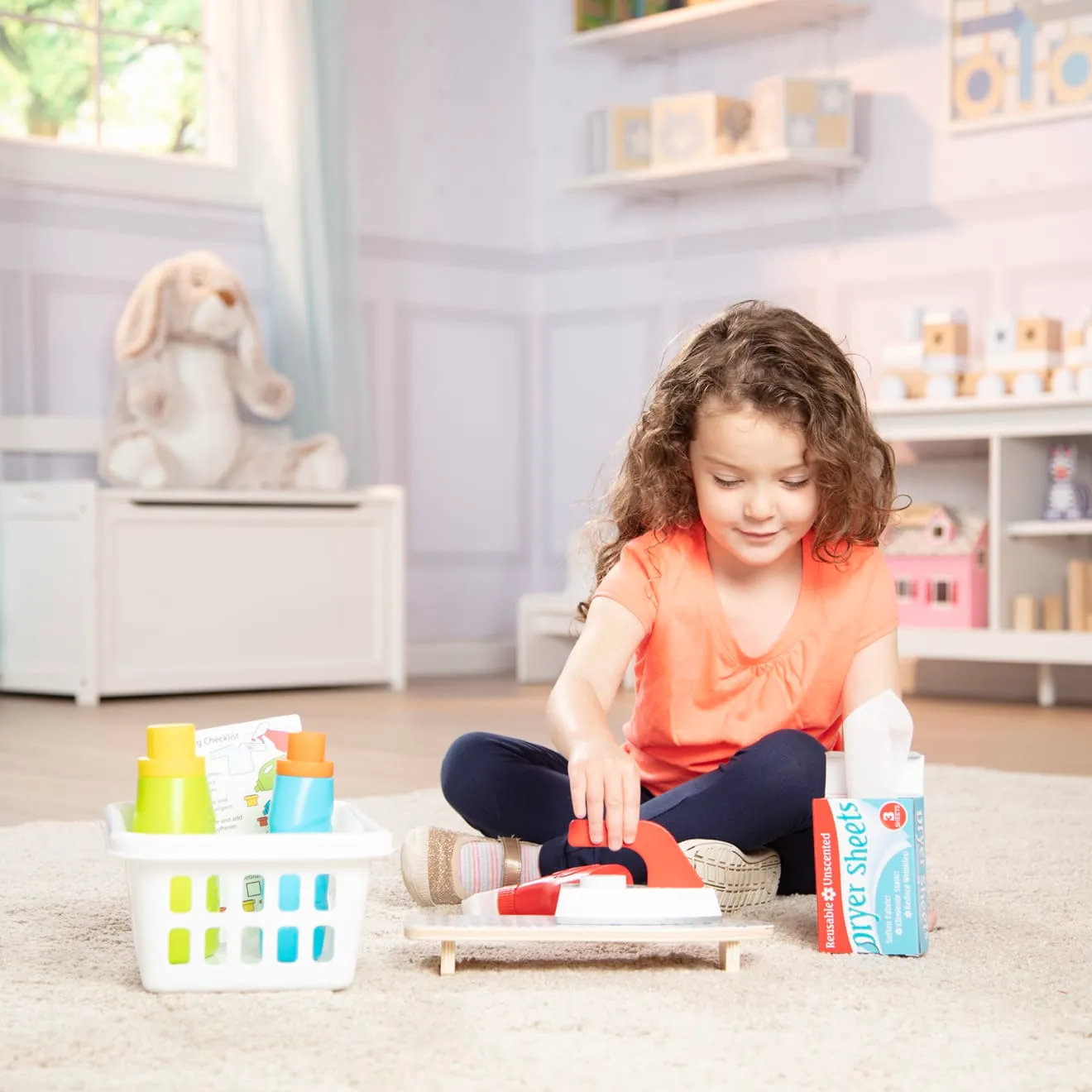 Melissa and Doug Laundry Basket Wäscheset 14-teilig