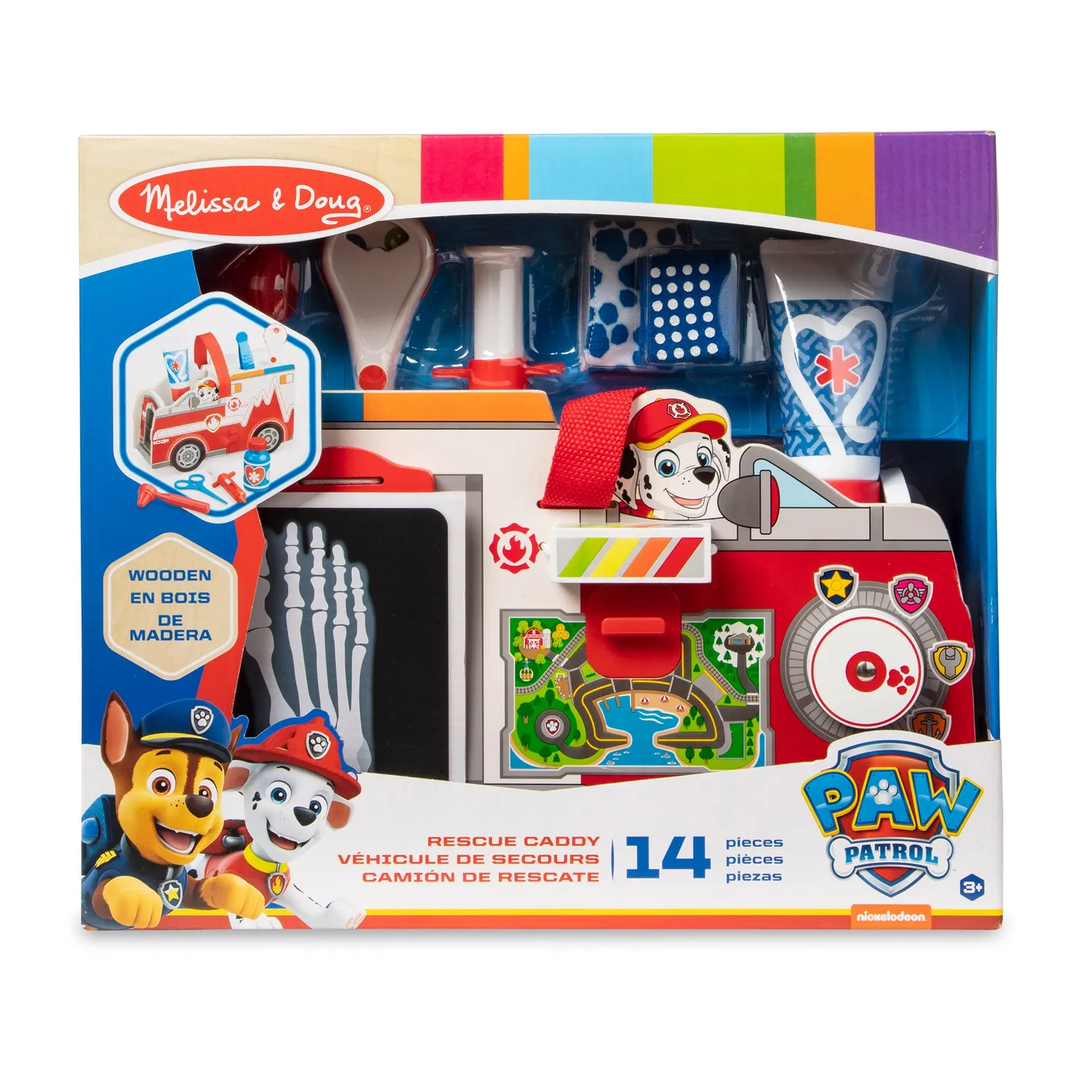 Melissa & Doug PAW Patrol Marshall Arztkoffer Holz 14 Teile