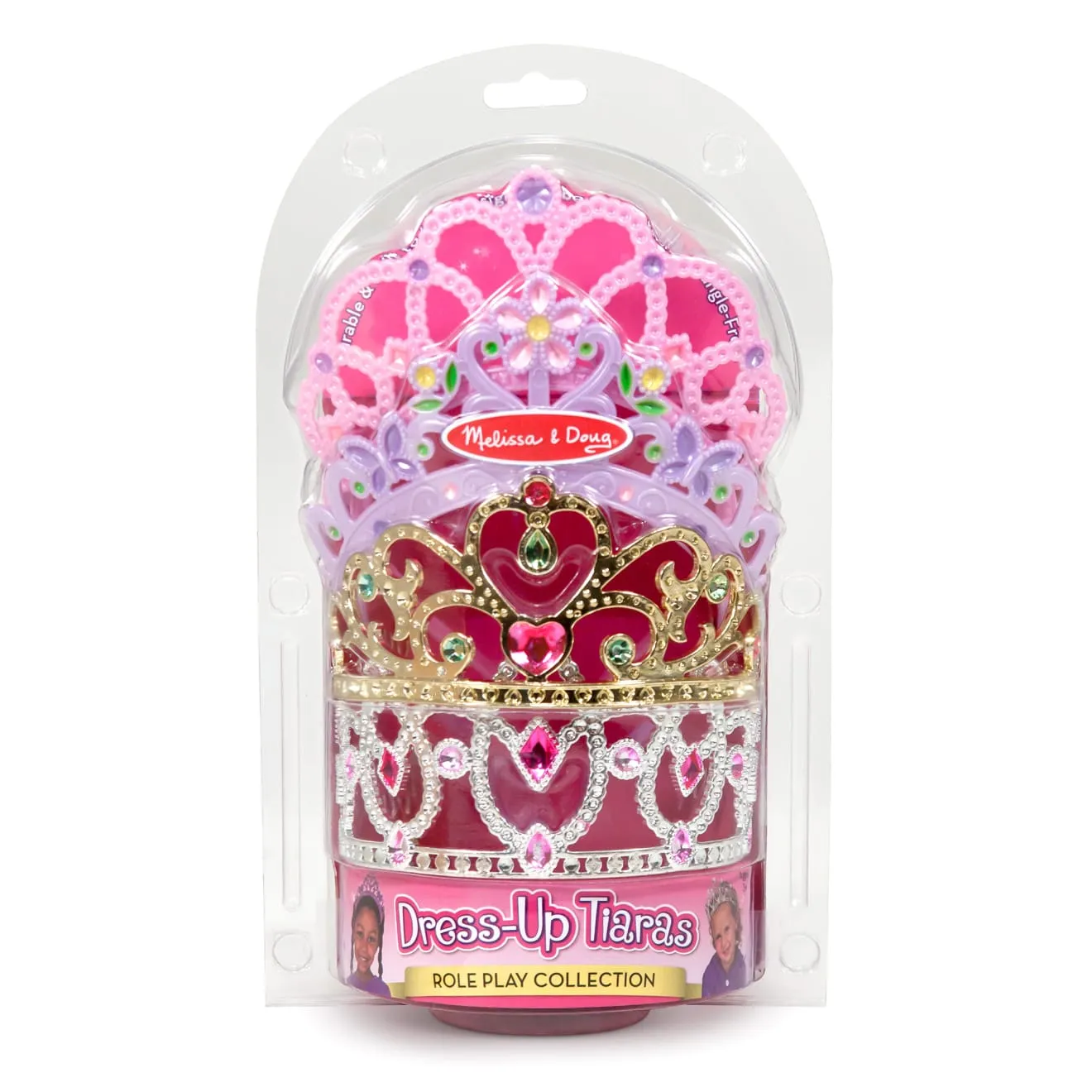 Melissa & Doug Role Play Crown Jewels Tiaras 4er-Set