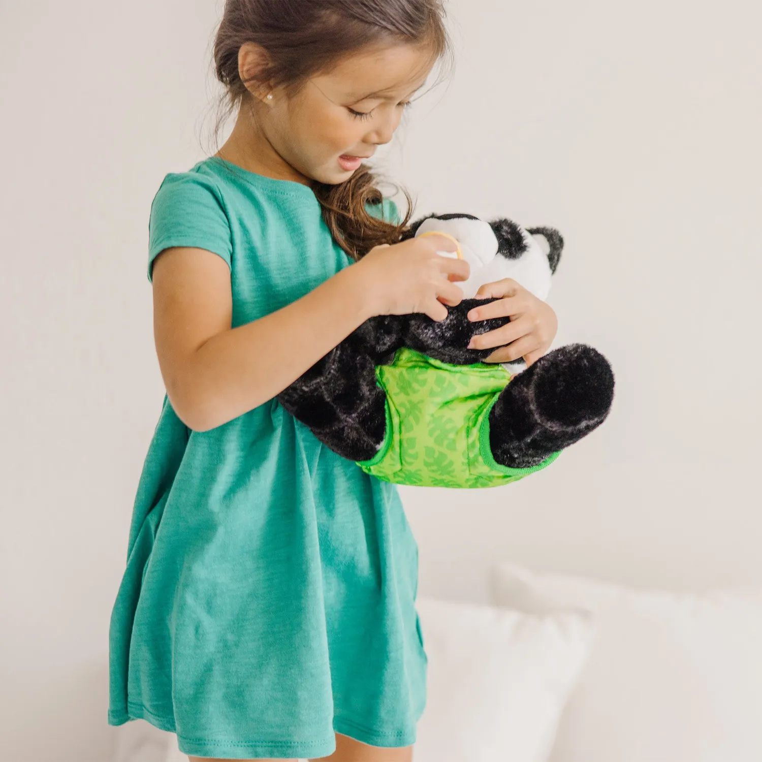 Melissa & Doug Baby Panda Kuscheltier Plüsch 28 cm
