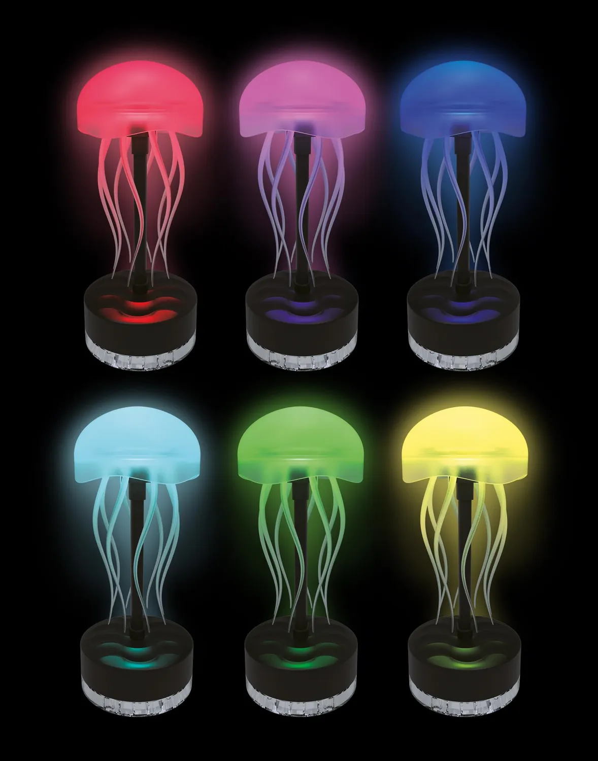 Buki 7084 Quallenlampe Bastelset LED 6 Farben USB 19 cm