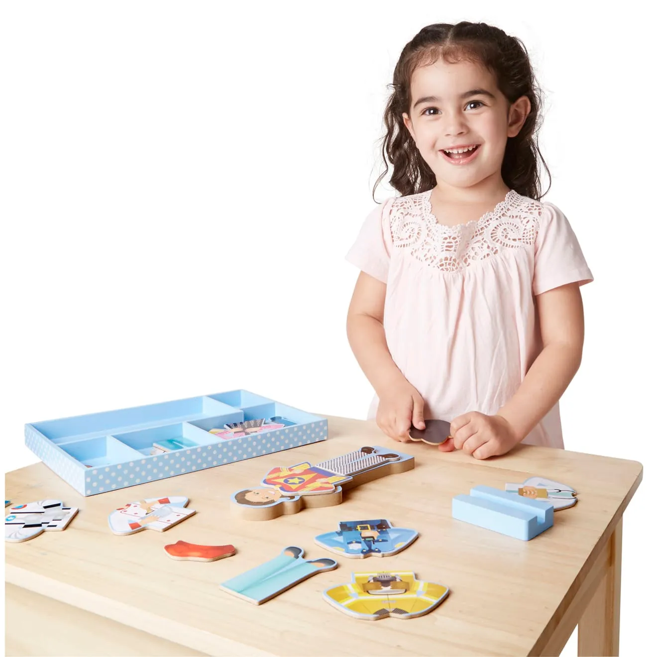 Melissa and Doug Julia Anziehfigur Magnetspiel Berufe 24tlg