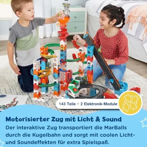 VTech Marble Rush Super Sky Tower XL300 E Kugelbahn 143 Teile