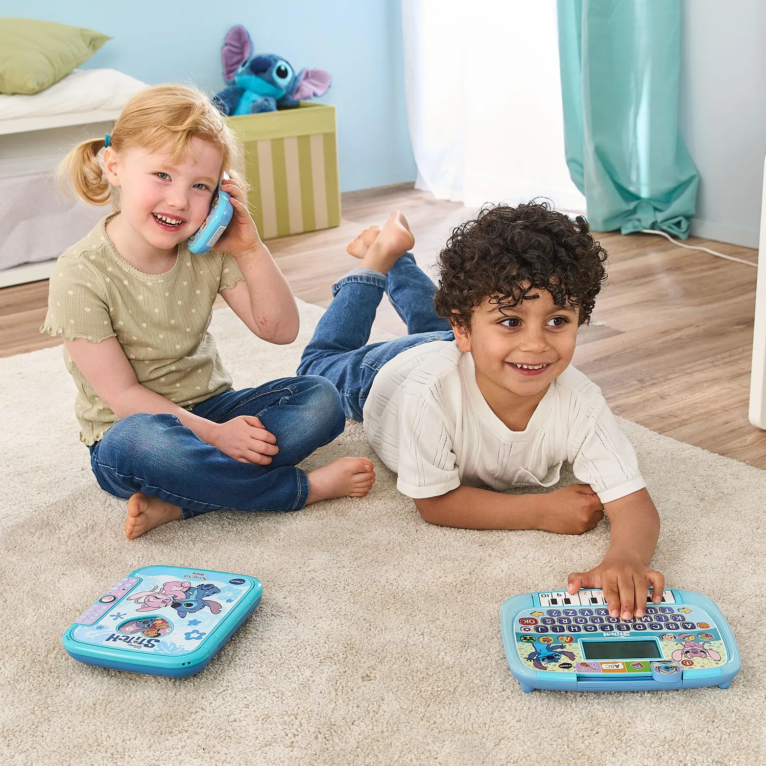 VTech Stitch Lernhandy 80-586004 Spielhandy 4-7 Jahre Disney