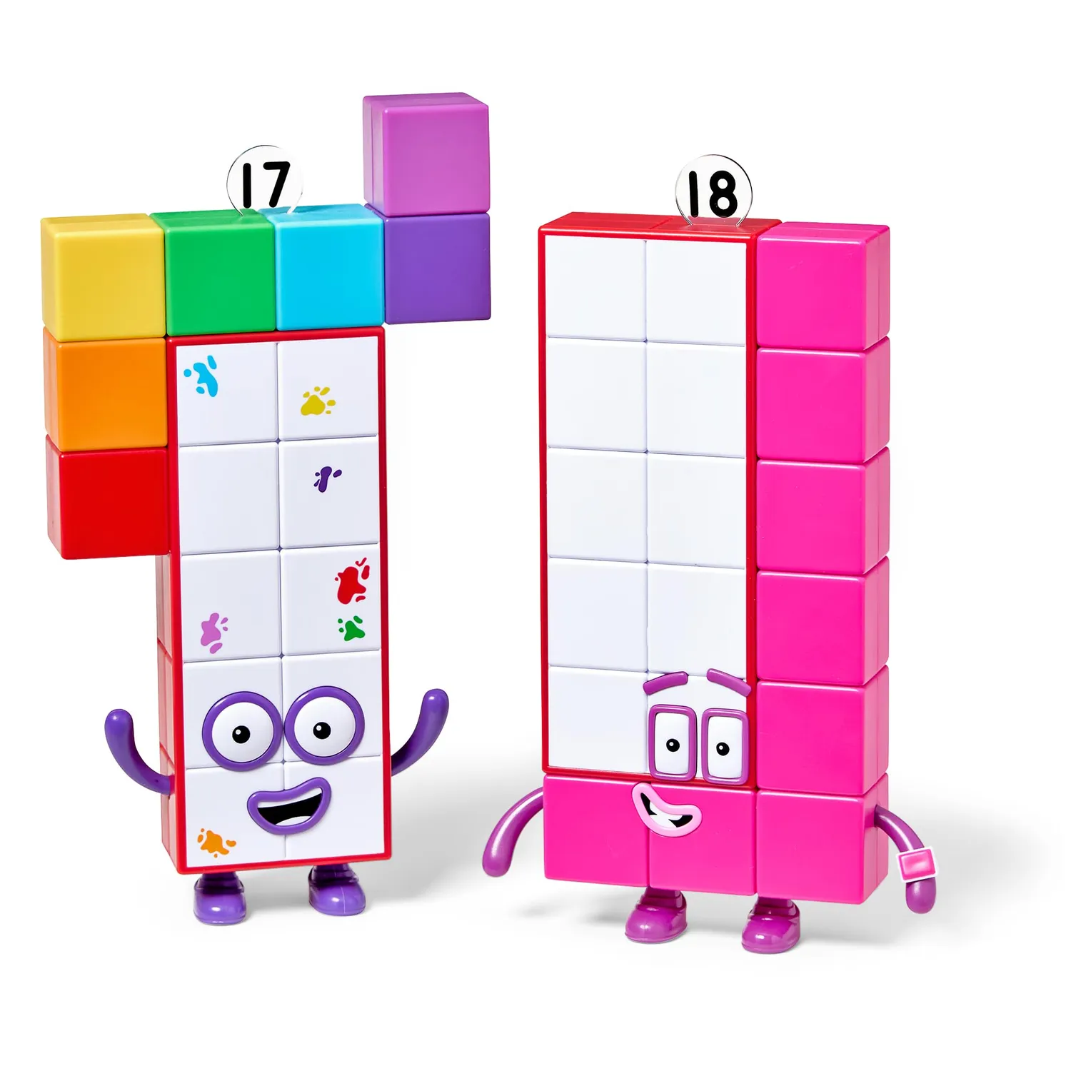 Learning Resources Numberblocks Siebzehn & Achtzehn Figuren 2er-Set Mathe