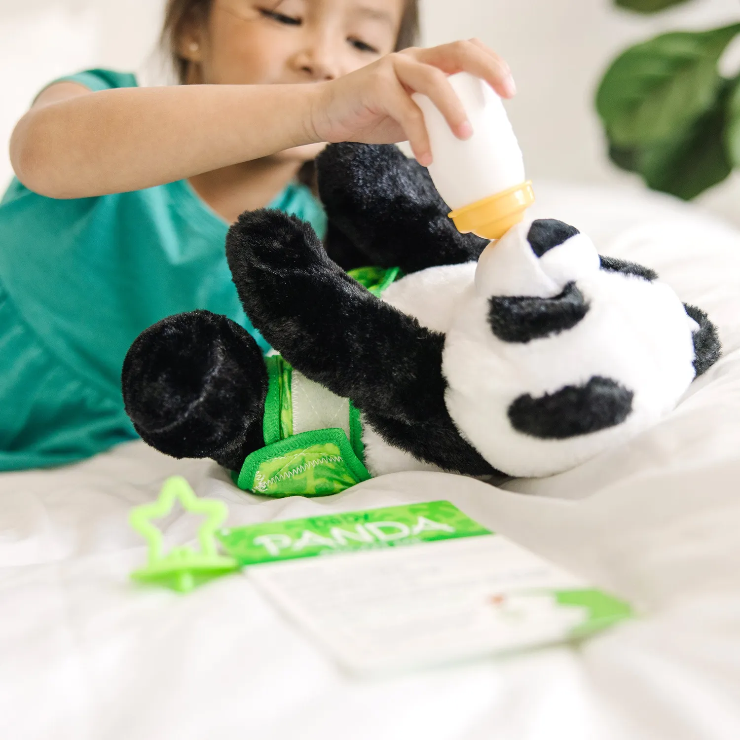 Melissa & Doug Baby Panda Kuscheltier Plüsch 28 cm