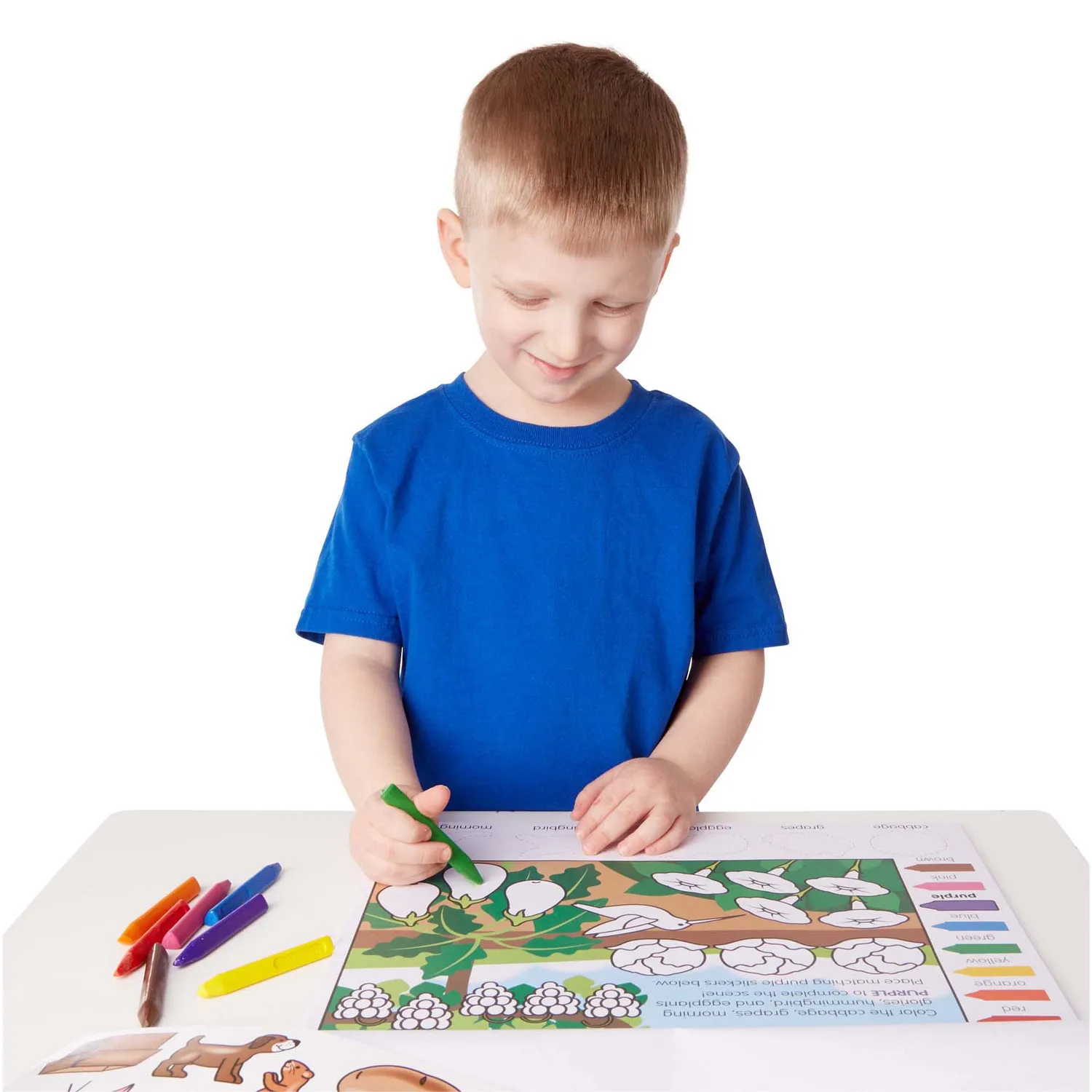 Melissa & Doug Colors & Shapes Malpad Sticker 20 Seiten