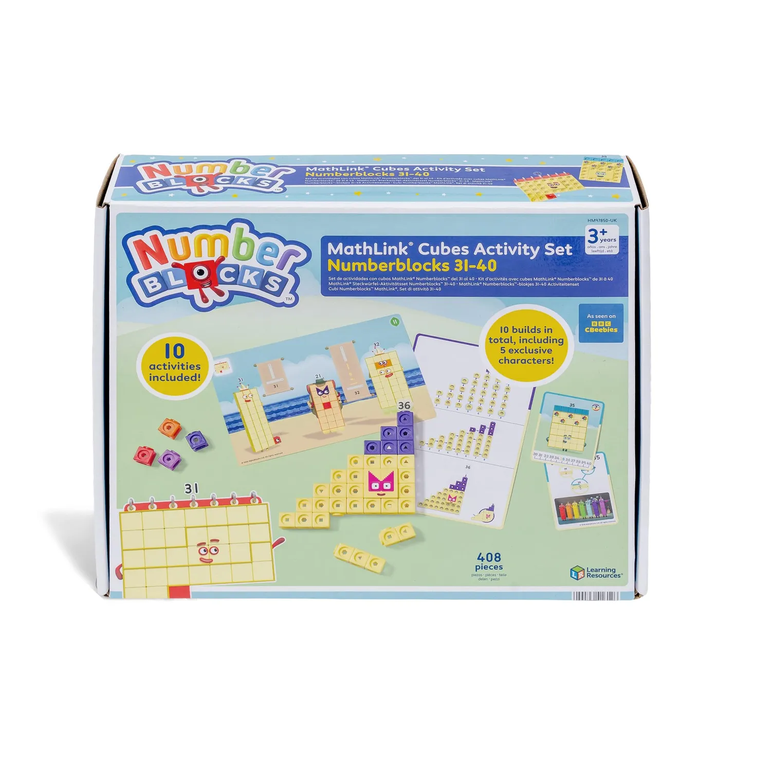 Learning Resources Numberblocks 31-40 MathLink Set