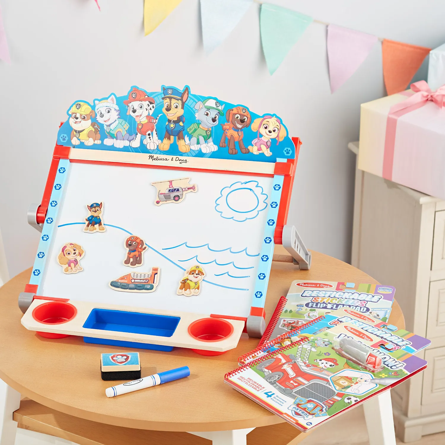 Melissa & Doug PAW Patrol Flip-Flap Stickerbuch wiederverwendbar