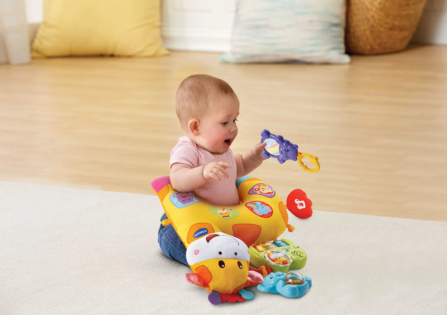 VTech Baby Giraffenkissen Kuschelkissen 0-24 Monate Musik