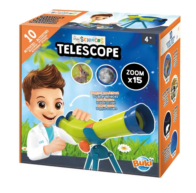 Buki Mini Sciences 9004 Teleskop x15 für Kinder