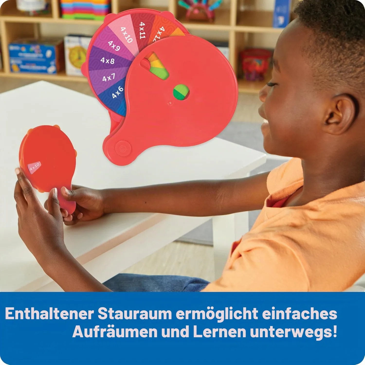 Learning Resources LER3792 Multiplikations-Quizrad Einmaleins 0-12