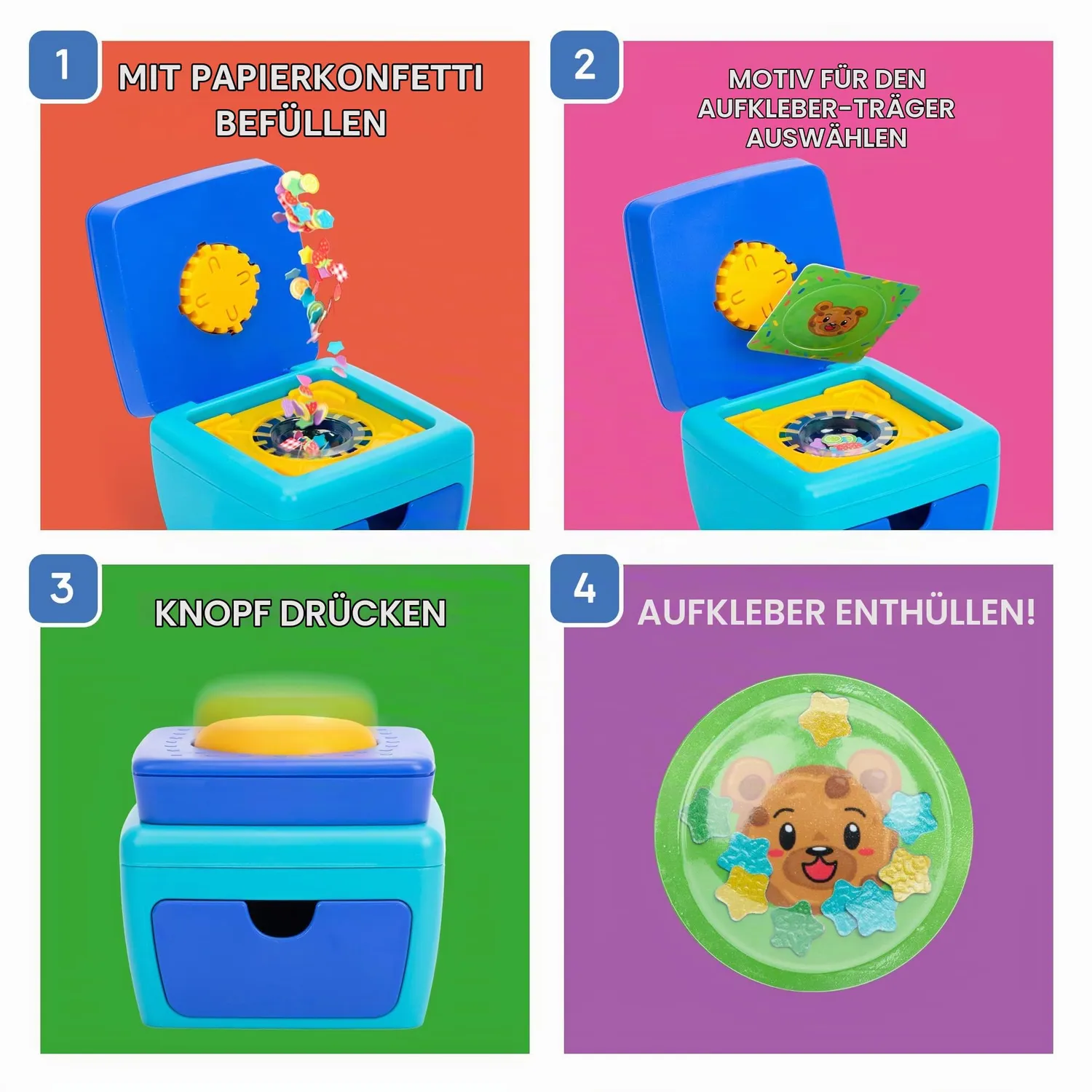 Learning Resources 3D Sticker Maker Bastelset ab 4 Jahren