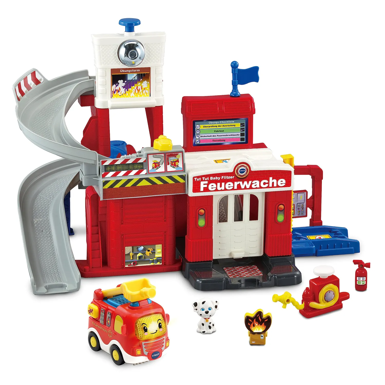 VTech Tut Tut Baby Flitzer Feuerwache Spielset mit Auto
