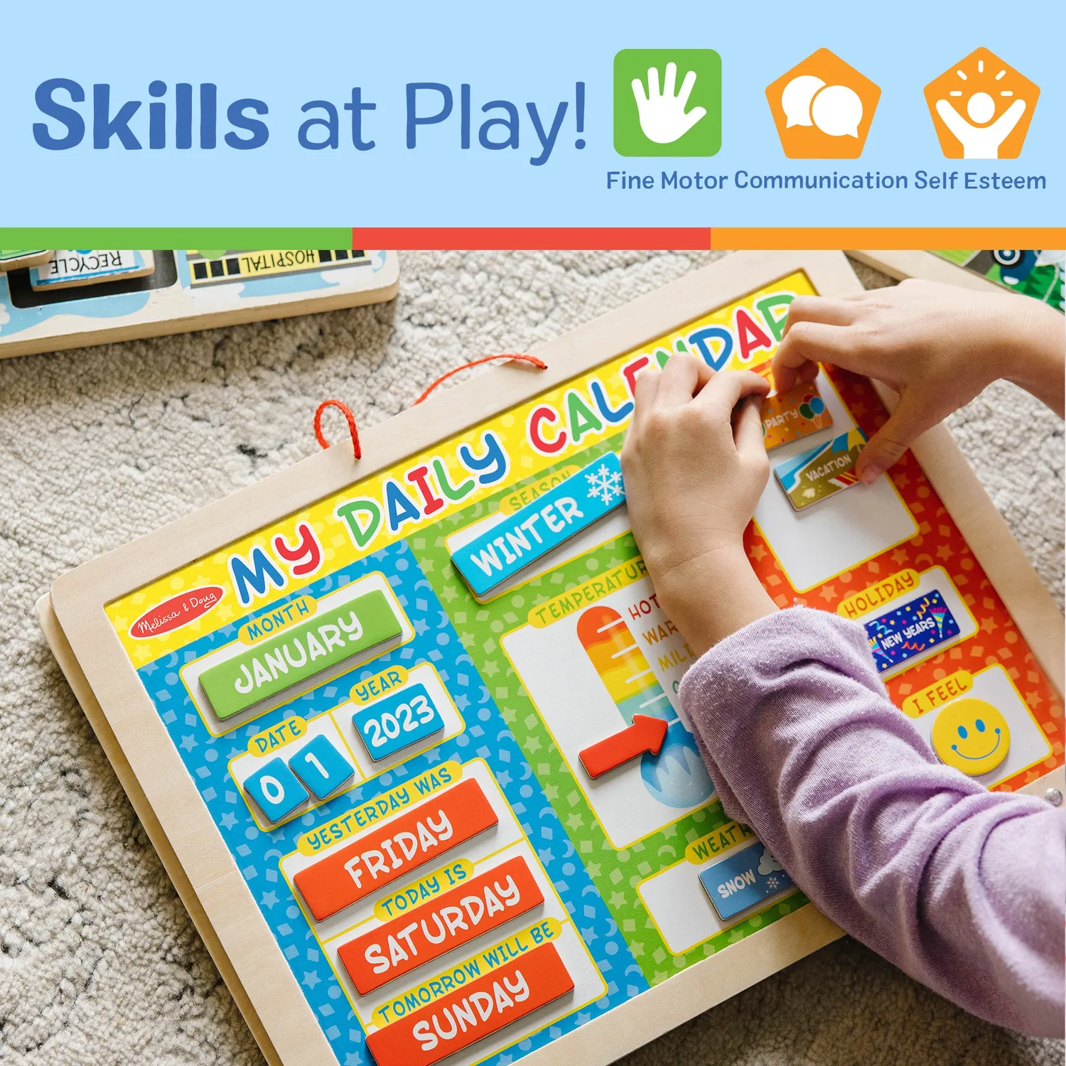 Melissa & Doug My Magnetic Daily Calendar Magnetkalender