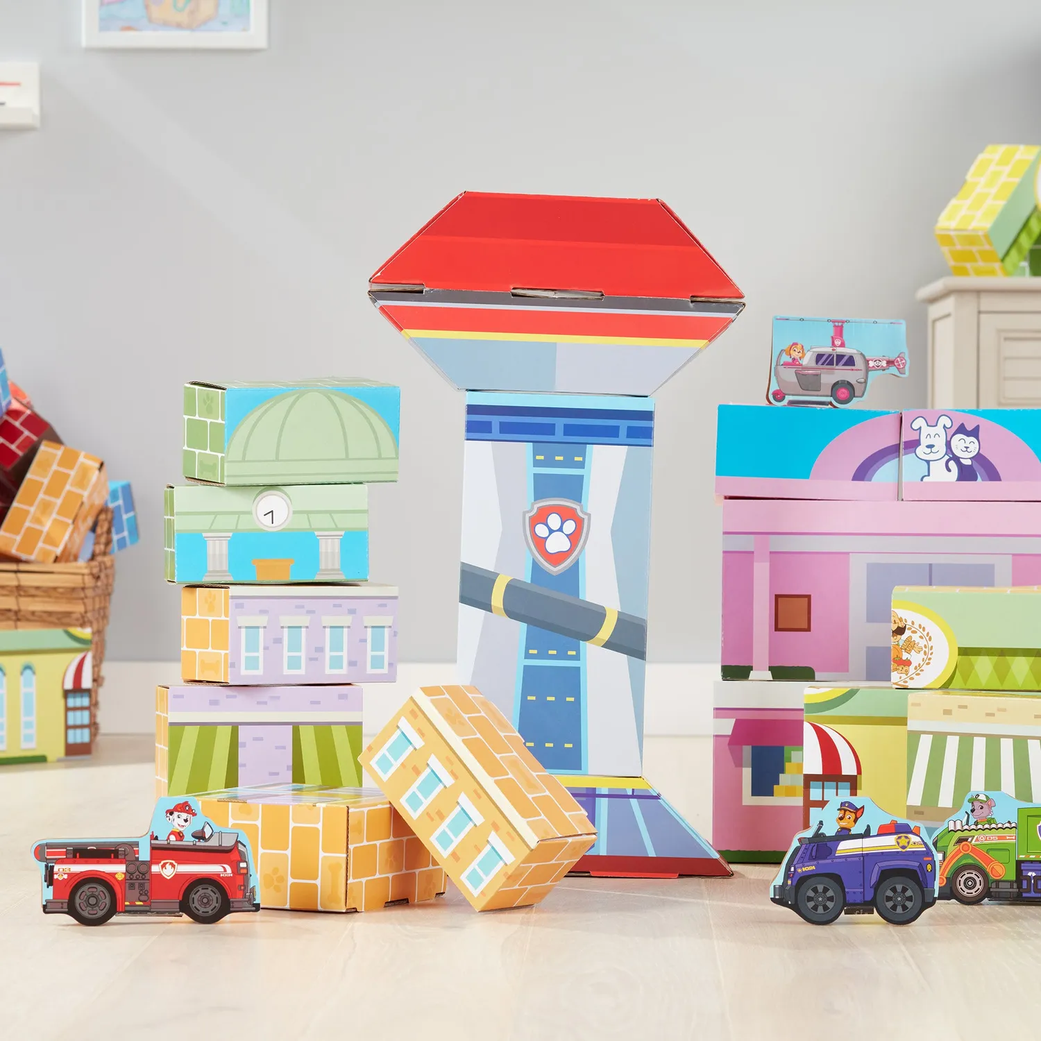 Melissa & Doug PAW Patrol Jumbo Pappbausteine 37-teilig