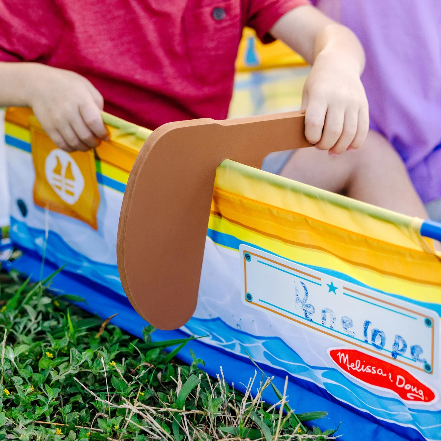 Melissa & Doug Let's Explore Sailboat Spielzelt 90x90cm