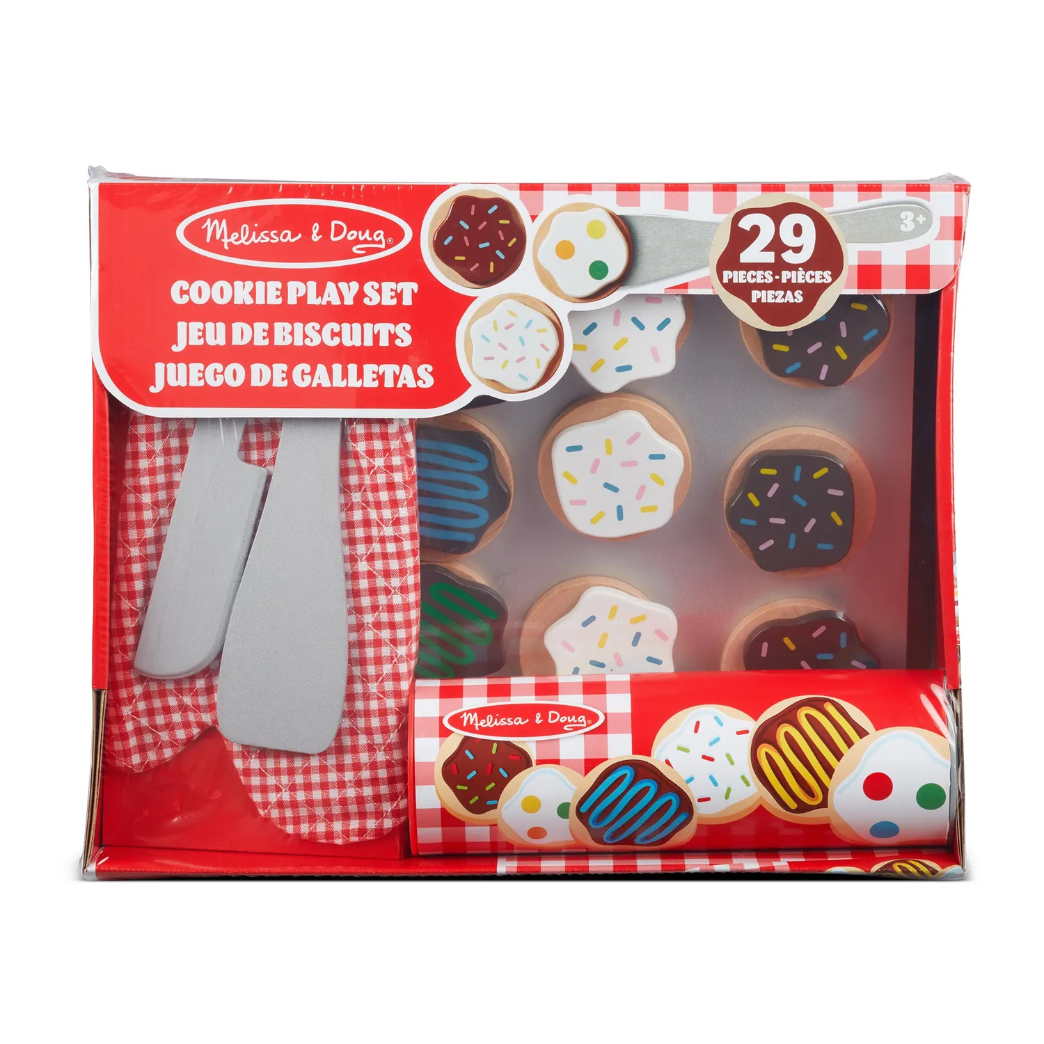 Melissa & Doug Slice & Bake Cookie Set Spielküche Holz 29 Teile