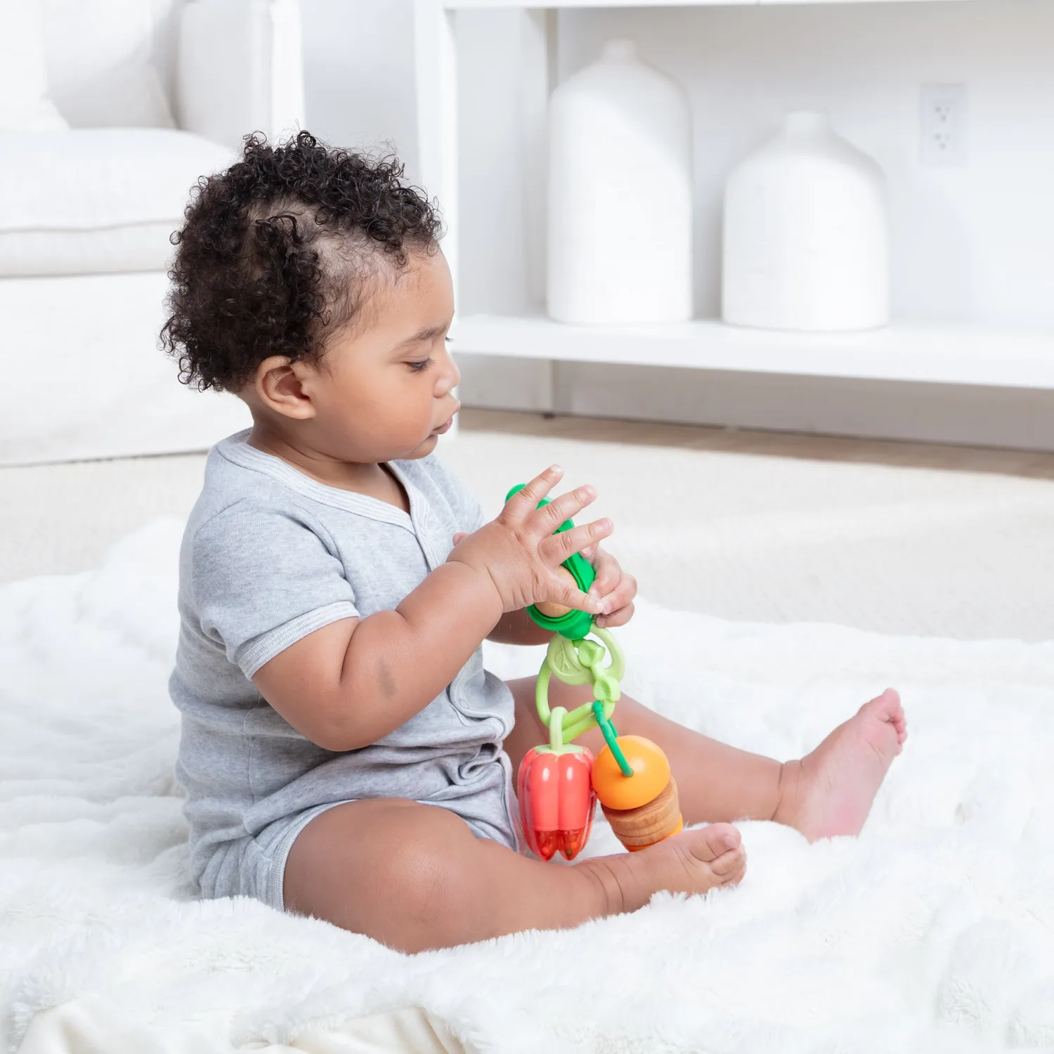 Melissa & Doug Veggie Rattles Rasselset Gemüse 3tlg