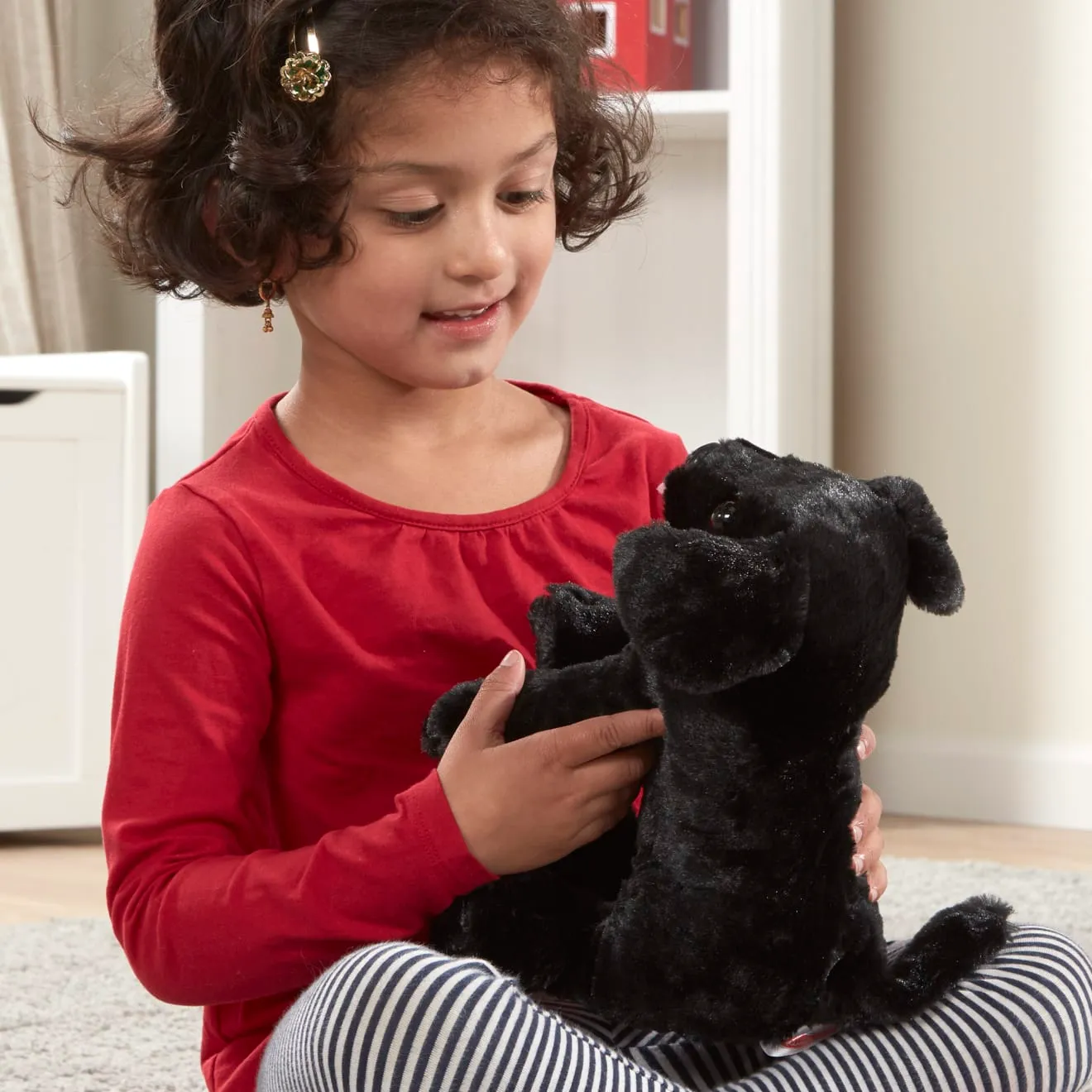 Melissa & Doug Benson Labrador Kuscheltier 25 cm schwarz