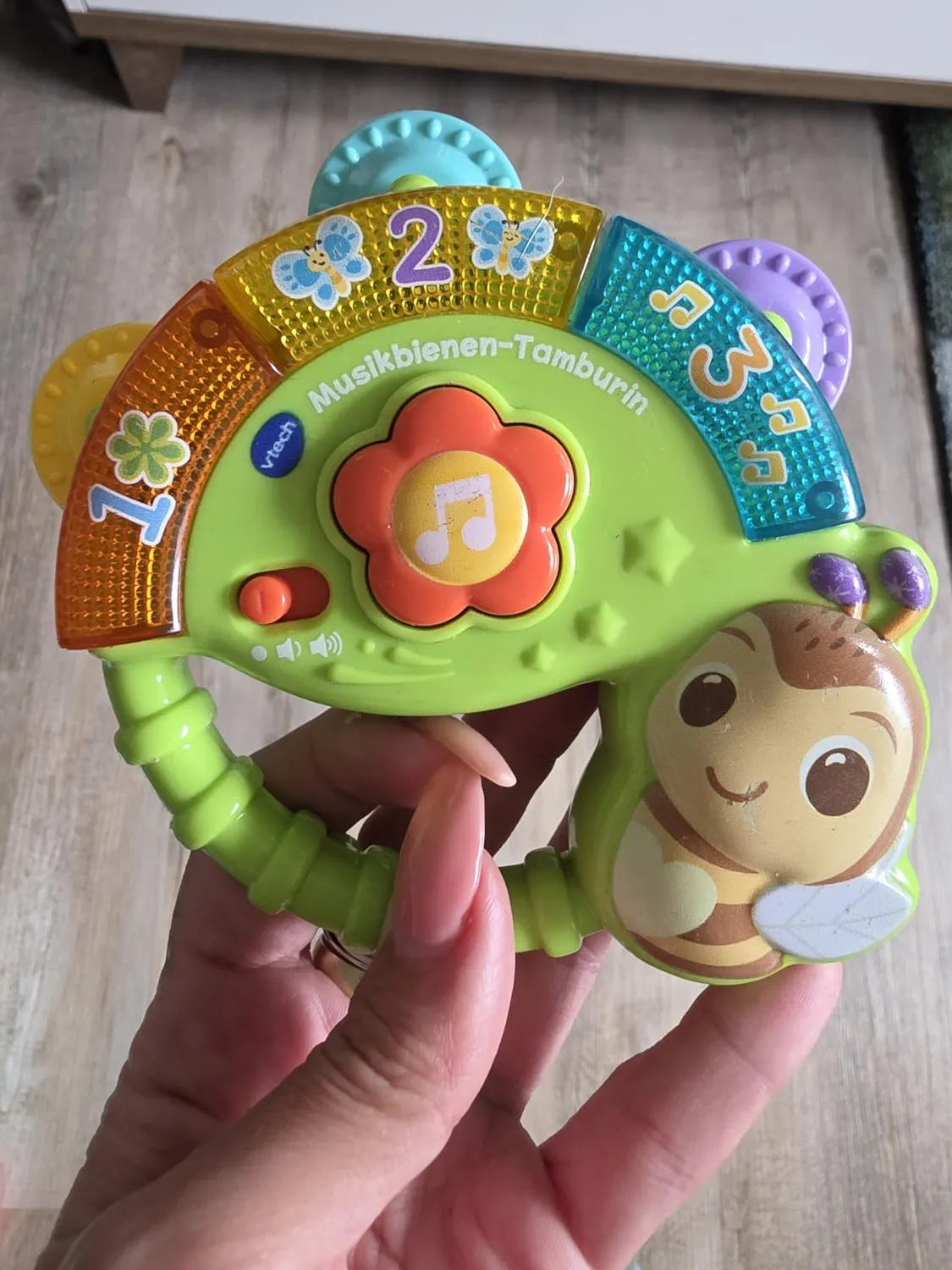 VTech Baby Musikbienen-Tamburin Musik-Spielzeug 3-36 Monate