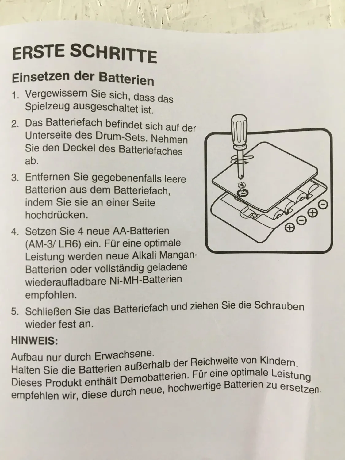 Vtech Kidi DJ Drums Schlagzeug elektronisch mit Bluetooth 6-12 J.