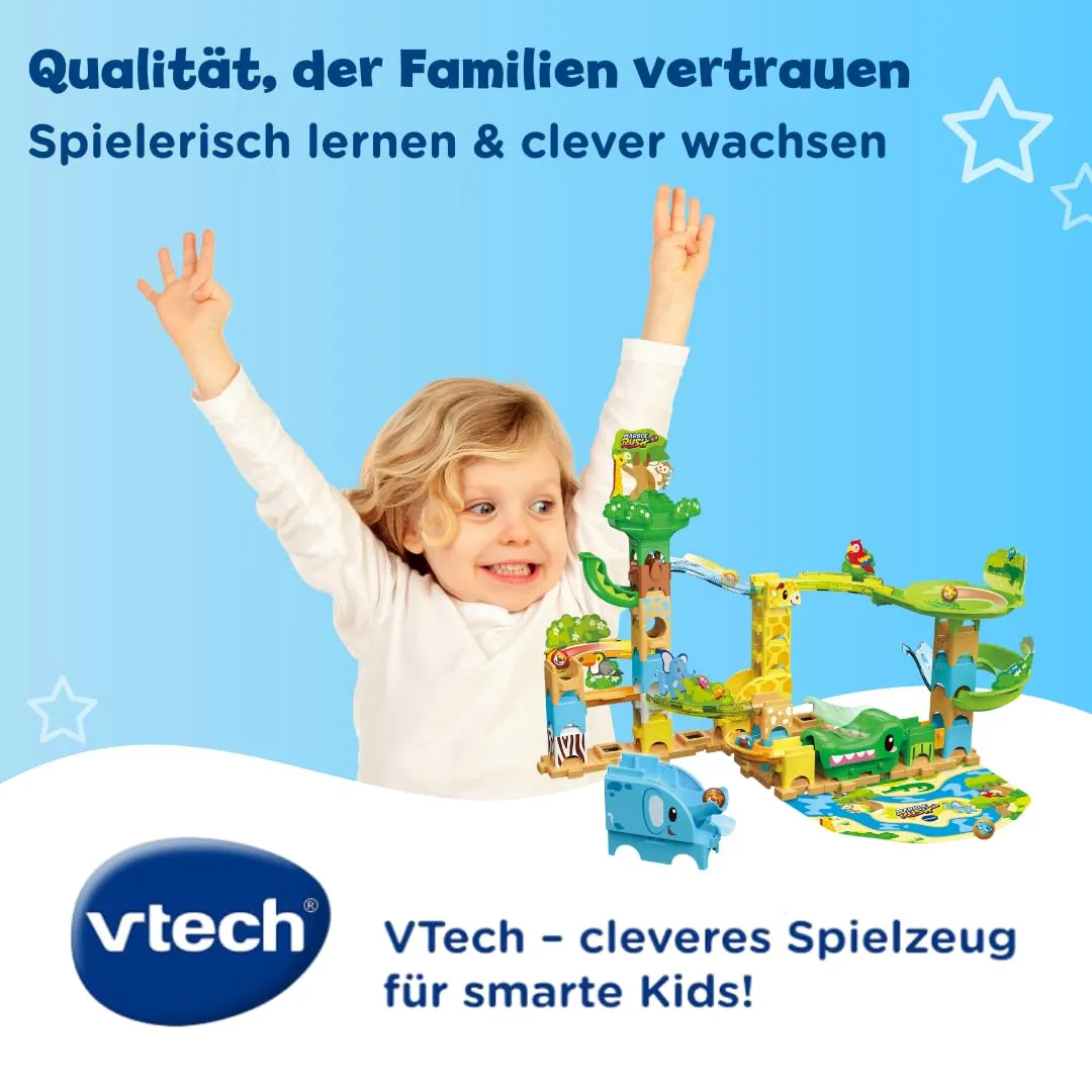 VTech Marble Rush J100 Tierisches Action-Set Kugelbahn 58-tlg.