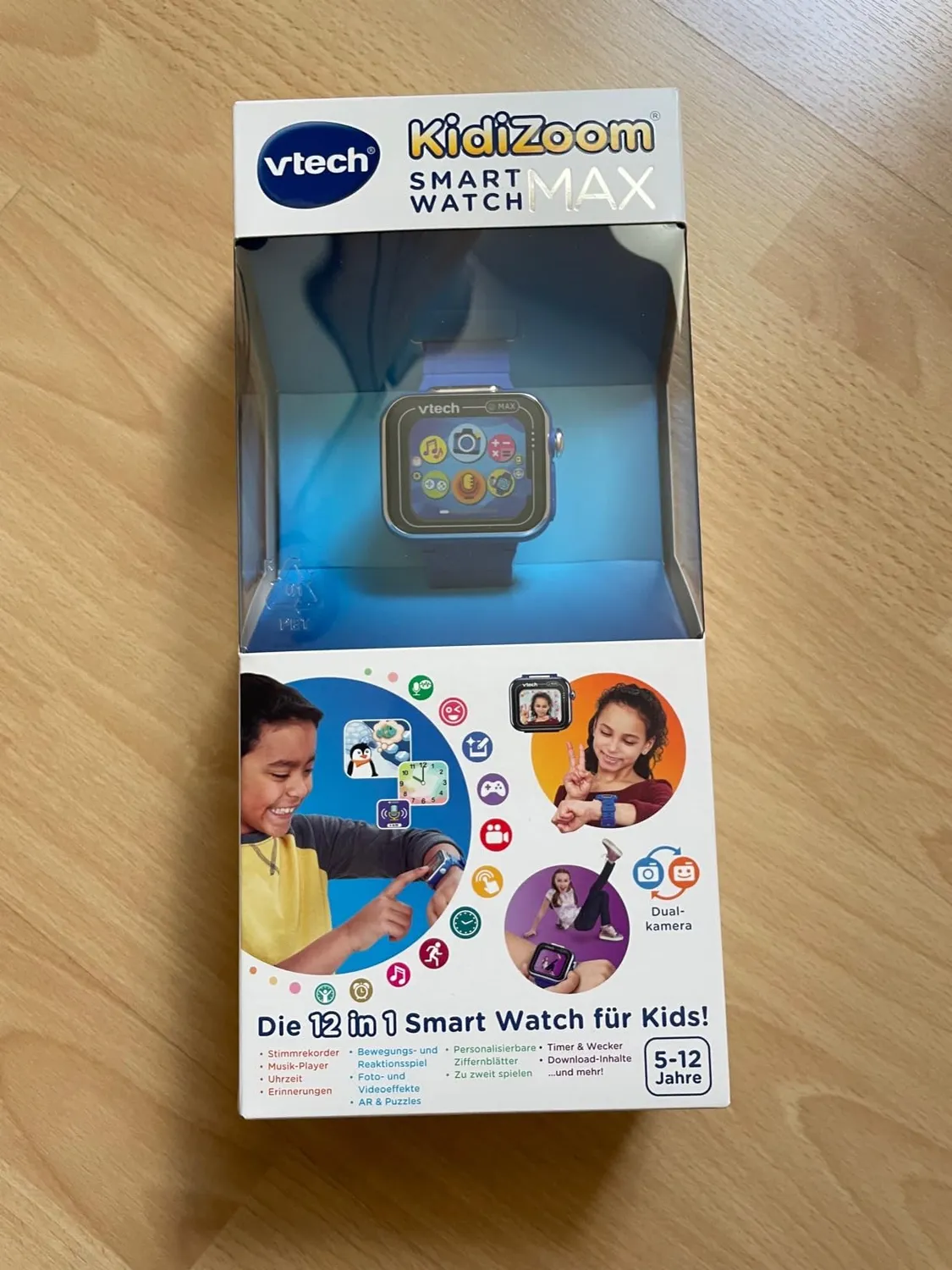 VTech KidiZoom Smart Watch MAX Kinderuhr Schwarz Dualkamera