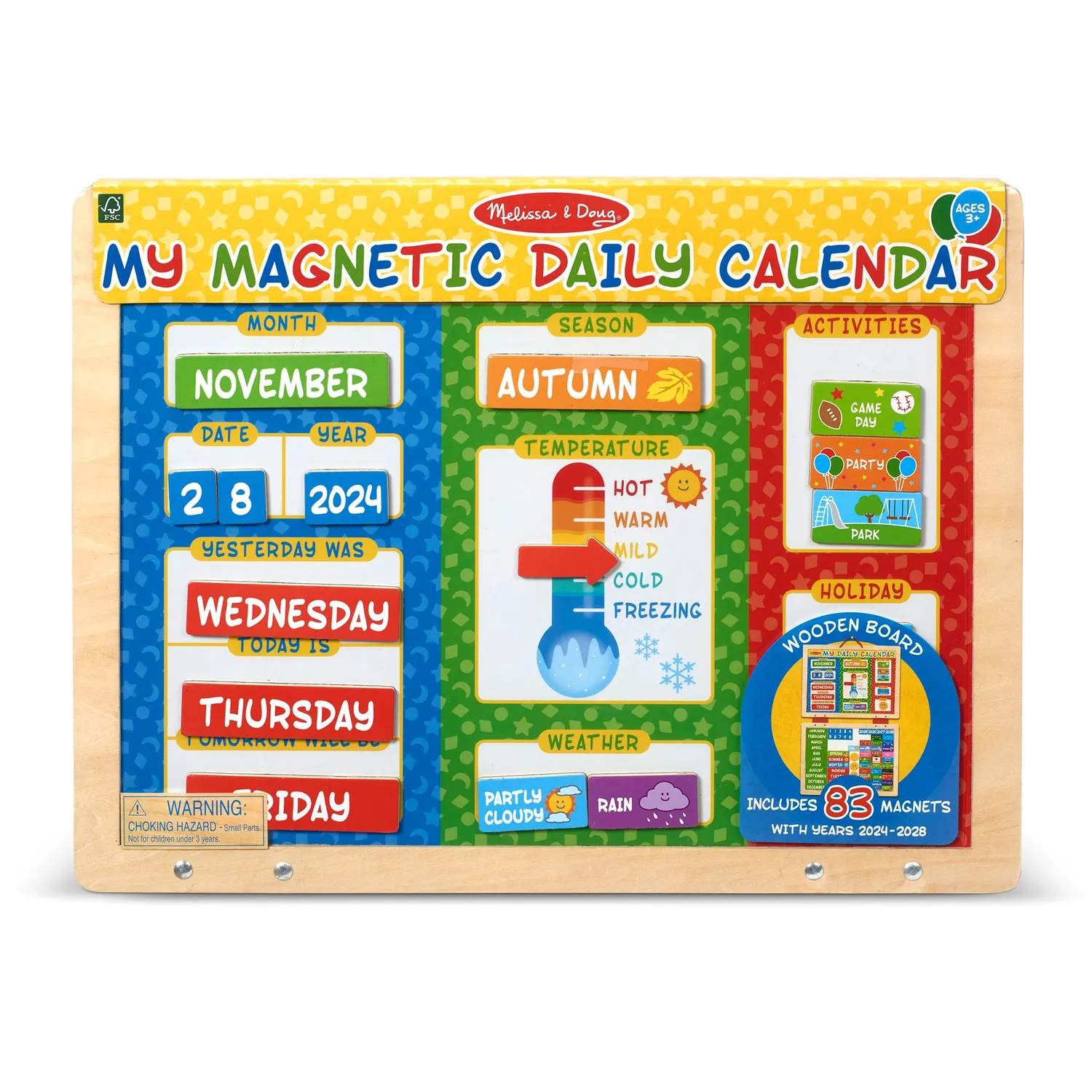 Melissa & Doug My Magnetic Daily Calendar Magnetkalender