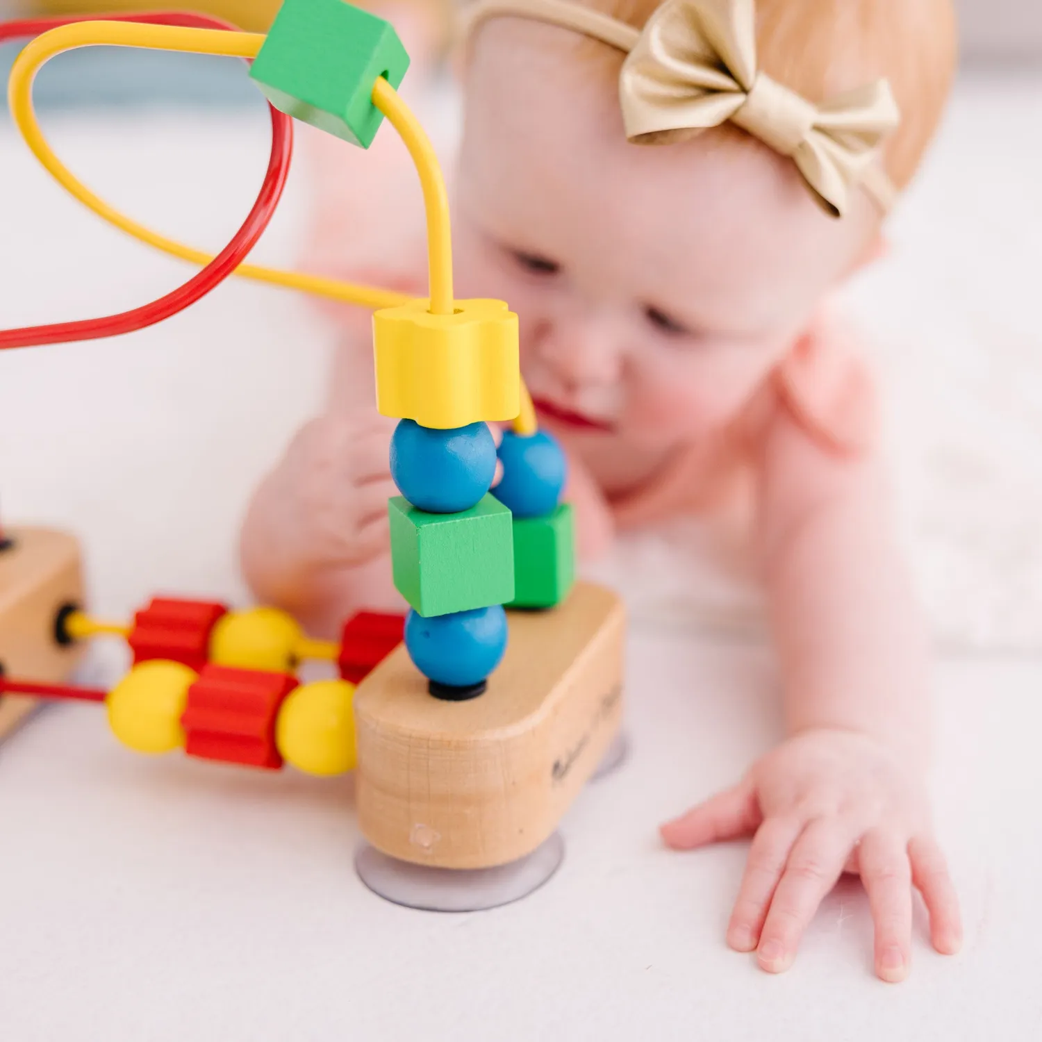 Melissa & Doug First Bead Maze Motorikschleife Baby Holz
