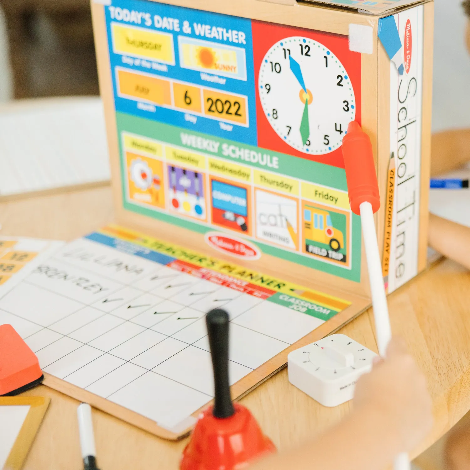 Melissa & Doug School Time Klassenzimmer Spielset Schule ab 3 J.