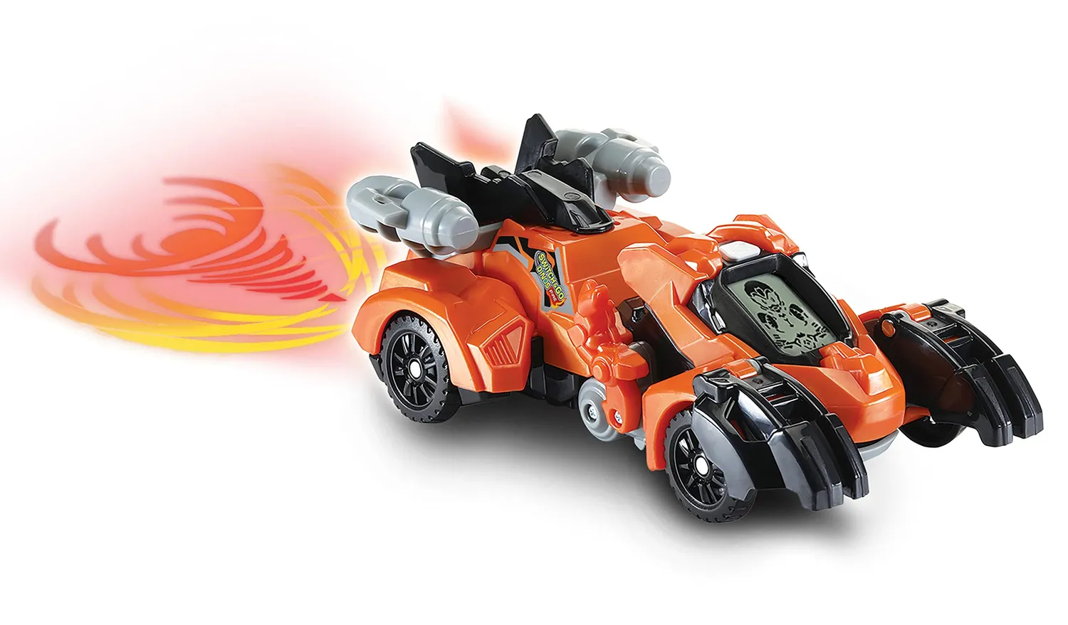 VTech Switch and Go Dinos Fire-T-Rex Dino-Auto mit Lichtprojektion