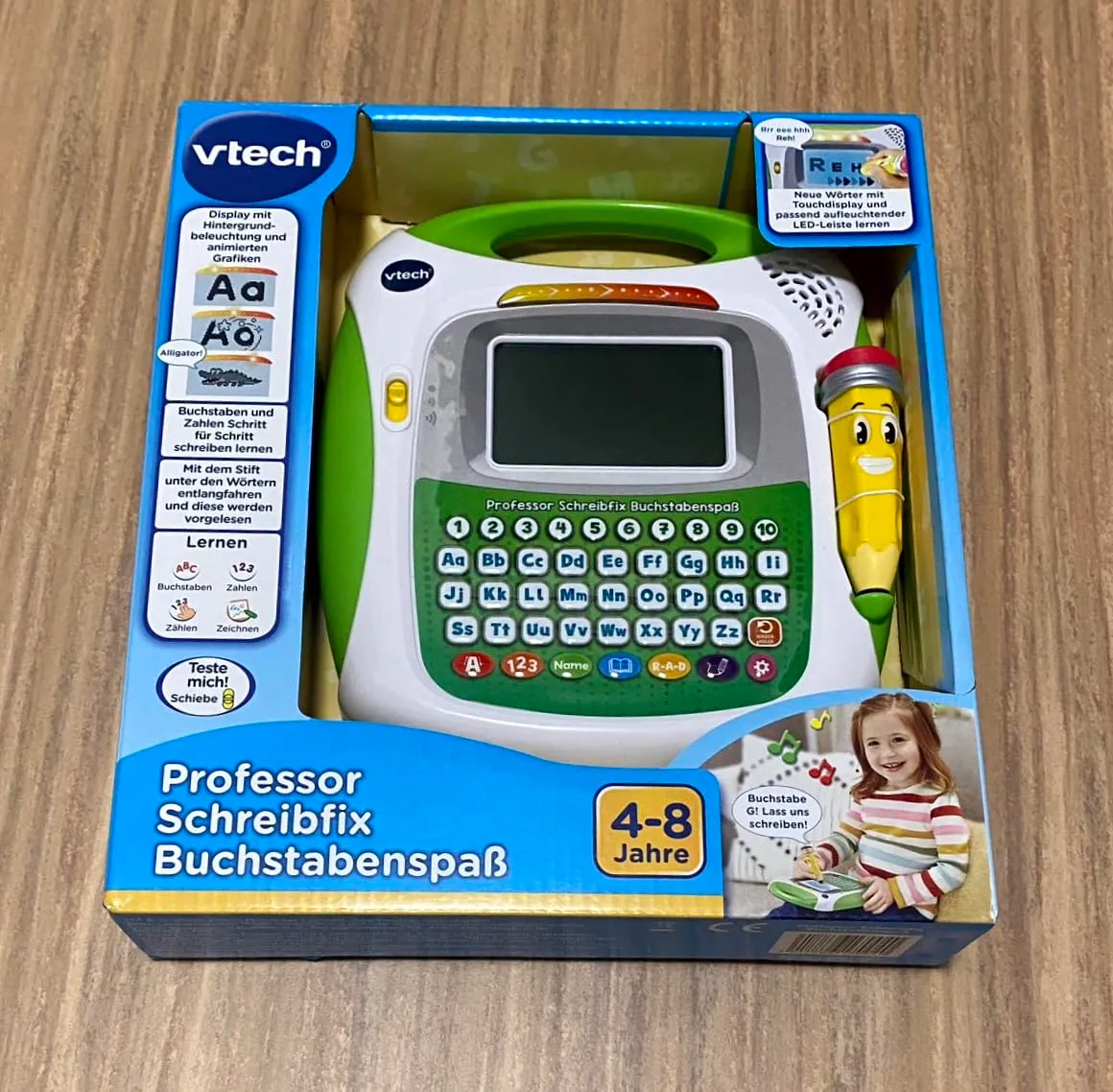 VTech Professor Schreibfix 80-617004 Lerntafel 4-8 Jahre